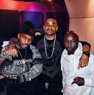 Tristan &quot;Mack&quot; Wilds @mackwilds - Mack Wilds kicks it in the studio with legendary rap group Mobb Deep. The Staten Island rapper was honored.(Photo: Mack Wilds via Instagram)