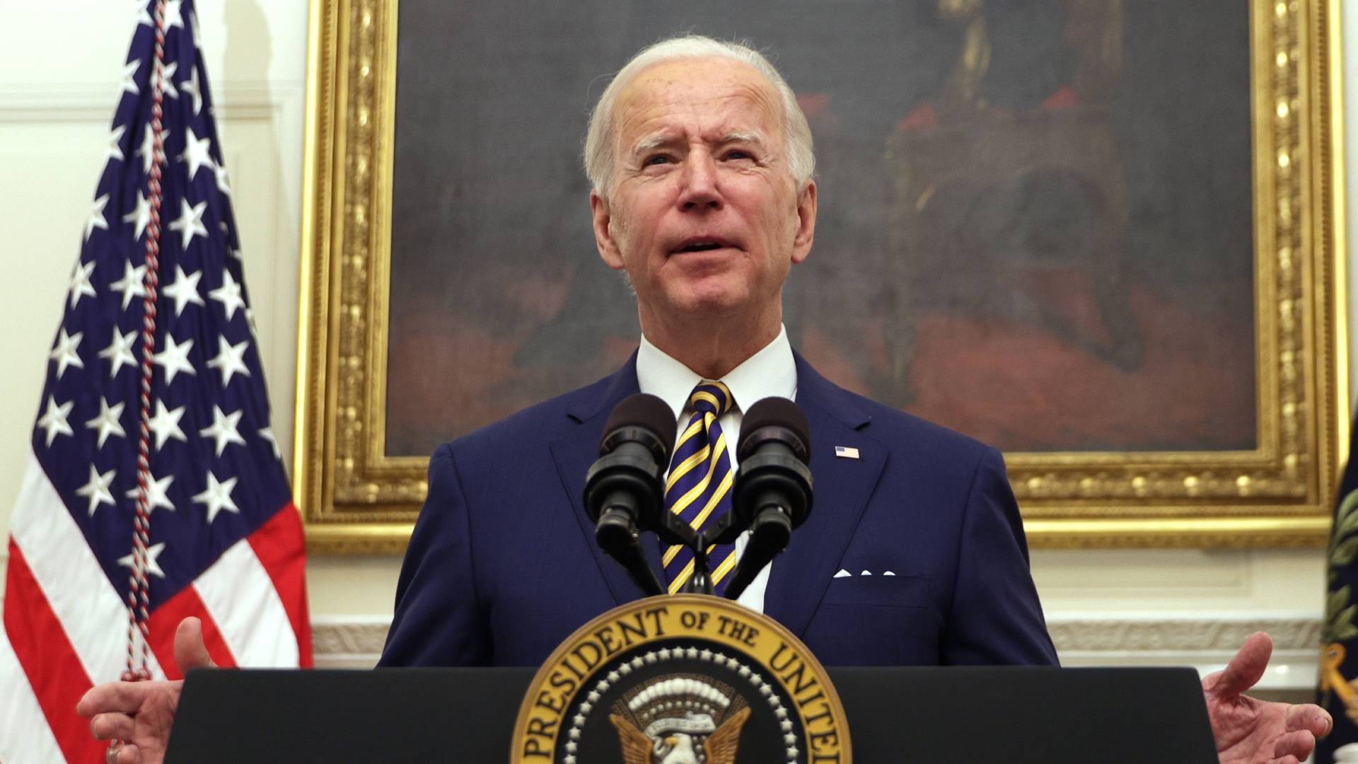 President Joe Biden on BET Buzz 2021.