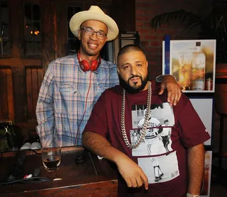 The Spinners - DJ Rich Medina and DJ Khaled attend UrbanDaddy Presents Grey Goose Le Melon Fruit Of Kings in New York City. (Photo: Brad Barket/Getty Images for UrbanDaddy)