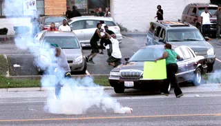 Police Details Conflict With Eyewitnesses - Ferguson police are saying that Brown and police were in a scuffle after he and Johnson were asked to move. But police have not confirmed the witness account. Another witness denies that Brown got into a fight with the officer before he was shot.  (Photo: Robert Cohen/St. Louis Post-Dispatch/AP Photo) &nbsp;