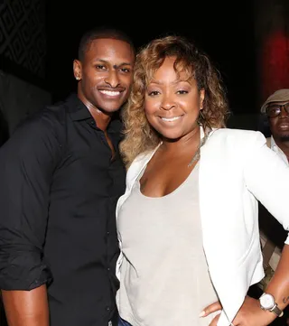 A Diva and a Gentleman - Winner of ABC's Duets J Rome kicks it with R&amp;B Divas star Monifah before shutting down the BET Music Matters August showcase at S.O.B.'s in New York City.(Photo: &nbsp;Bennett Raglin/BET/Getty Images for BET)