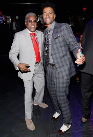 Louis Carr and Eric Benét&nbsp; - (Photo: Bryan Steffy/BET/Getty Images for BET)