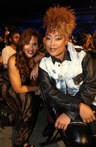 Rachel Stuart and Da Brat  - Rachel Stuart and Da Brat showing love.   (Photo: Johnny Nunez/BET/Getty Images for BET)