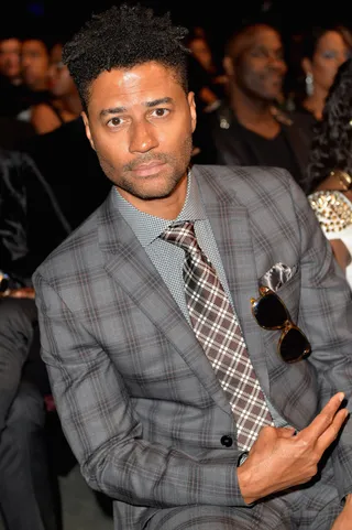 Eric Benet - Eric Benet caught in the mix.    (Photo: Earl Gibson/BET/Getty Images for BET)