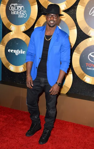 Lance Gross  - Lance Gross looking all chocolatey and foine. (Photo: Earl Gibson/BET/Getty Images for BET)