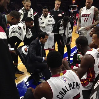 Heat Sticking Together - The Miami Heat have held their own during the first full week of the NBA season. Who would have thought that Dwyane Wade and&nbsp;Chris Bosh have the Heat sporting a better record than LeBron James and the Cleveland Cavaliers through the first week of the season?&nbsp;(Photo: Miami Heat via Instagram)