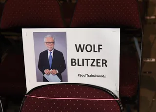 Wolf Blitzer - Section 4 - Row A - Seat 5(Photo: Ethan Miller/Getty Images for BET)