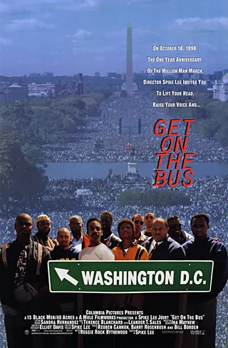 Get On the Bus (1996)&nbsp; - Premiering one year after the historic Million Man March, Lee directs this film about a group of African-American men who are taking a cross-country bus trip to participate in the monumental march.&nbsp; Along the way enemies become friends, differences are eased, and lives are changed forever. Although Lee doesn’t star in the film—like most of his work, up to this point—there is a character, Xavier (Hill Harper), who the others characters dismiss as a “Spike Lee, Jr.”(Photo: 40 Acres &amp; A Mule Filmworks)