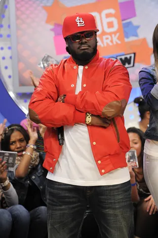 T-Pain (@TPAIN)&nbsp; - TWEET: "I did a 6hr interview for Vh1 and didn’t control what they cut out. I told the whole story. But if it’s 'f--k me' then that’s what it is….. Get at me bra. It’s easy to get on twitter and say f--k t pain but you can’t get on here and say Thanx for 100k and the three cars."&nbsp;T-Pain responds to the backlash from Toya Wright and hubby Memphitz over his Behind the Music special.&nbsp;(Photo: John Ricard/BET)