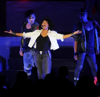 Ms. Jackson, If You're Nasty\r - Janet Jackson, still wowing crowds after more than two decades of success, performs during the &quot;Up Close and Personal Tour&quot; at the Fillmore Miami Beach. (Photo: Jeff Daly/PictureGroup)