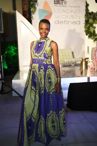 Came to Slay - Another beautiful gown made a statement at the festivities.(Photo: Phelan Marc/BET)