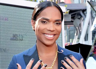 Be Fab - B. Scott takes on his Red Carpet Style Stage hosting duties in high fierce fashion. His hair, makeup and tailor-made suit were capped off with a dazzling smile.  (Photo: Alberto Rodriguez/BET/Getty Images for BET)