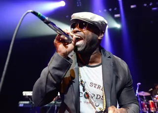 RHYME SCHEMES - Black Thought spit lyrical fury at the Roots &amp; Friends concert.(Photo: Earl Gibson III/Getty Images for BET)