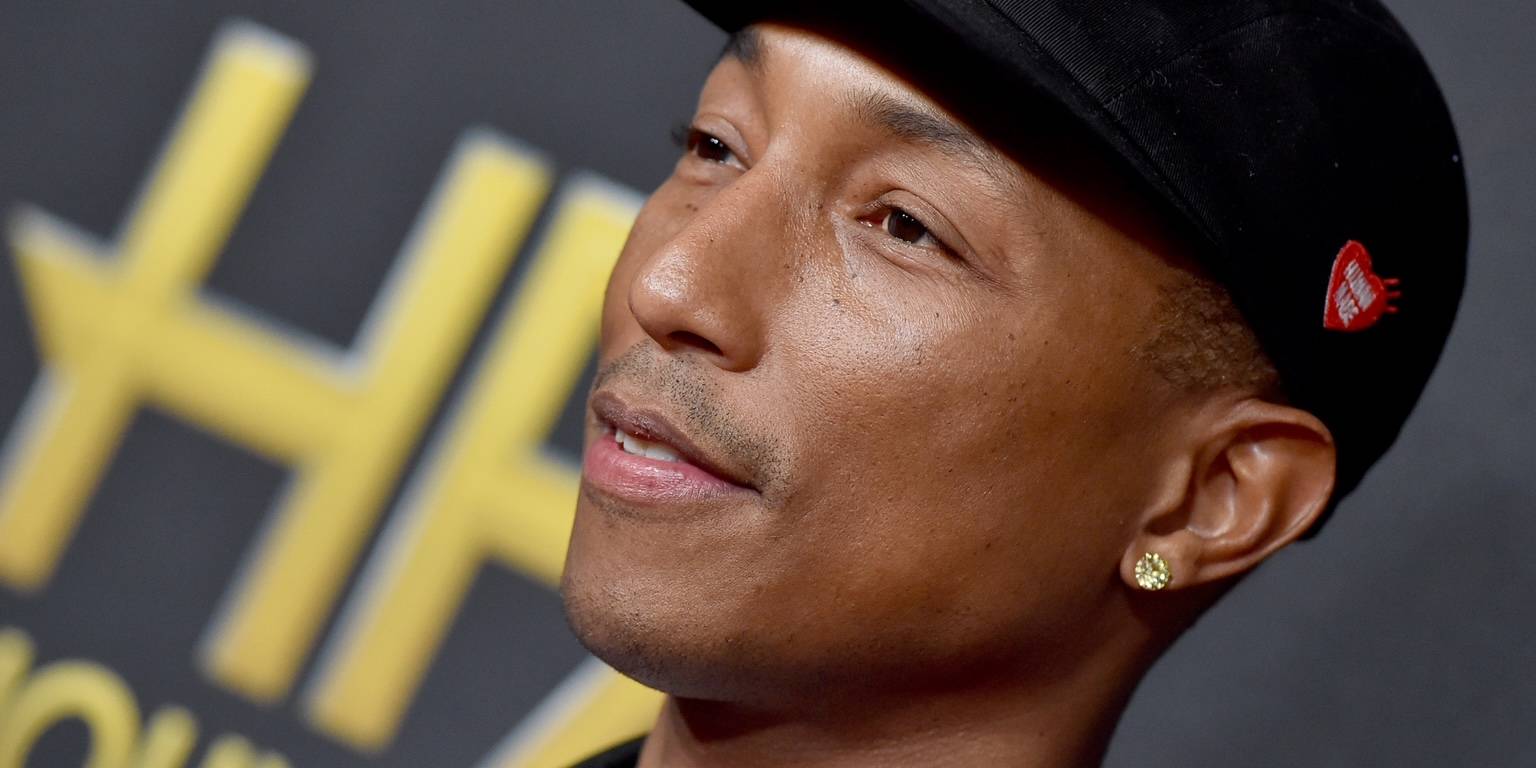 Pharrell Williams on BET Buzz 2021.