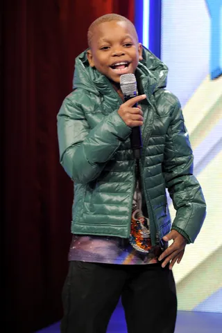 Hey Ma! - Lil Niqo on stage at BET's 106 &amp; Park. (Photo: John Ricard / BET)