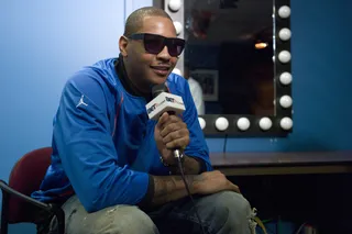 I Love BET.com - Carmelo Anthony backstage at BET's 106 &amp; Park (Photo: John Ricard / BET)