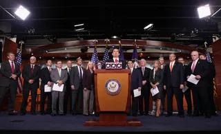 Congress' Approval Rating - Just 13 percent of respondents in a Gallup poll &nbsp;published Oct. 12 gave Congress a thumbs up. (Photo by Chip Somodevilla/Getty Images)