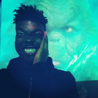 Luke James @wolfjames - "They call me the mean one." Did Luke James steal Christmas? The R&amp;B singer does his best Grinch impersonation and it's pretty spot on. Scary.(Photo: Luke James via Instagram)