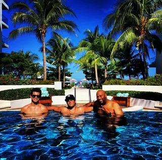 Bun B - The OG rapper is living the good life under a sunny sky and shady palm trees.   (Photo: Bun B via Instagram)