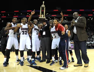 HBCUs Come to the Big Apple - Four men’s basketball teams from historically Black universities and thousands of fans came out in support of the 7th Annual Big Apple Classic at the Barclays Center in Brooklyn in December. Virginia Union and Howard bested Virginia State and Delaware State.(Photo: Maddie Meyer/Getty Images)