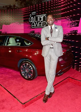 Never Fully Dresss Without A Smile  - Look at the camera John Salley! Say cheese! (Photo: Paras Griffin/BET/Getty Images for BET)