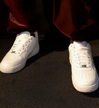 Soulja Boy - white/white low top Air Force 1's - Soulja Boy kept it simple and clean by wearing a classic pair of Nikes that went along with his velour outfit.&nbsp;(Photo: Paras Griffin/BET/Getty Images for BET Networks)