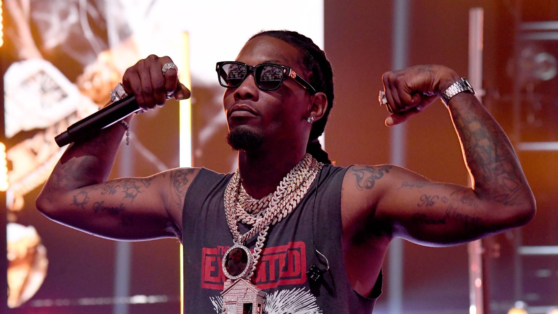 Offset on BET Buzz 2020.