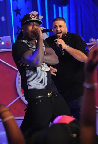 Ace Hood and DJ Khaled - Khaled said Ace is his favorite rapper out right now.(Photo: Brad Barket/PictureGroup)