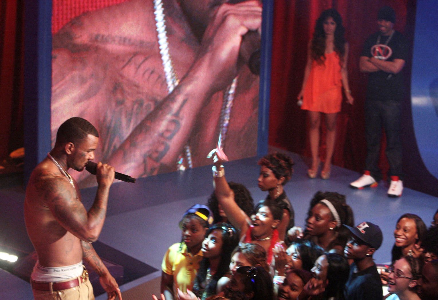 Game Performs - Game rocked the Livest Audience with his hit "How We Do."(Photo: Terrence Jennings/PictureGroup)