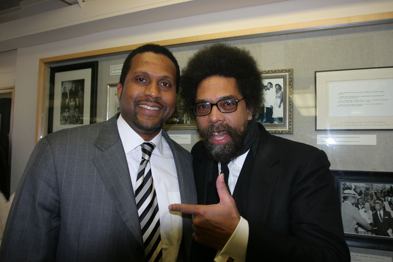 Cornel West and Tavis Smiley Launch Nationwide Poverty Tour - Princeton professor Cornel West and PBS talk show host Tavis Smiley, both vocal critics of President Obama, embarked on a "poverty tour" Sunday in Chicago that will take them to 16 poor communities across the nation. The tour seeks to highlight what they say is lack of effort by both the president and Congress to address the needs of the Americans who have been hardest hit by the recession, West says.(Photo: www.newsone.com)