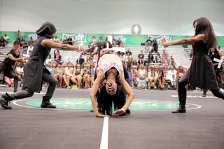 Bend It Back and Rewind - She's stuck in the Matrix for real. Ha! (Photo: Chelsea Lauren/BET/Getty Images for BET)