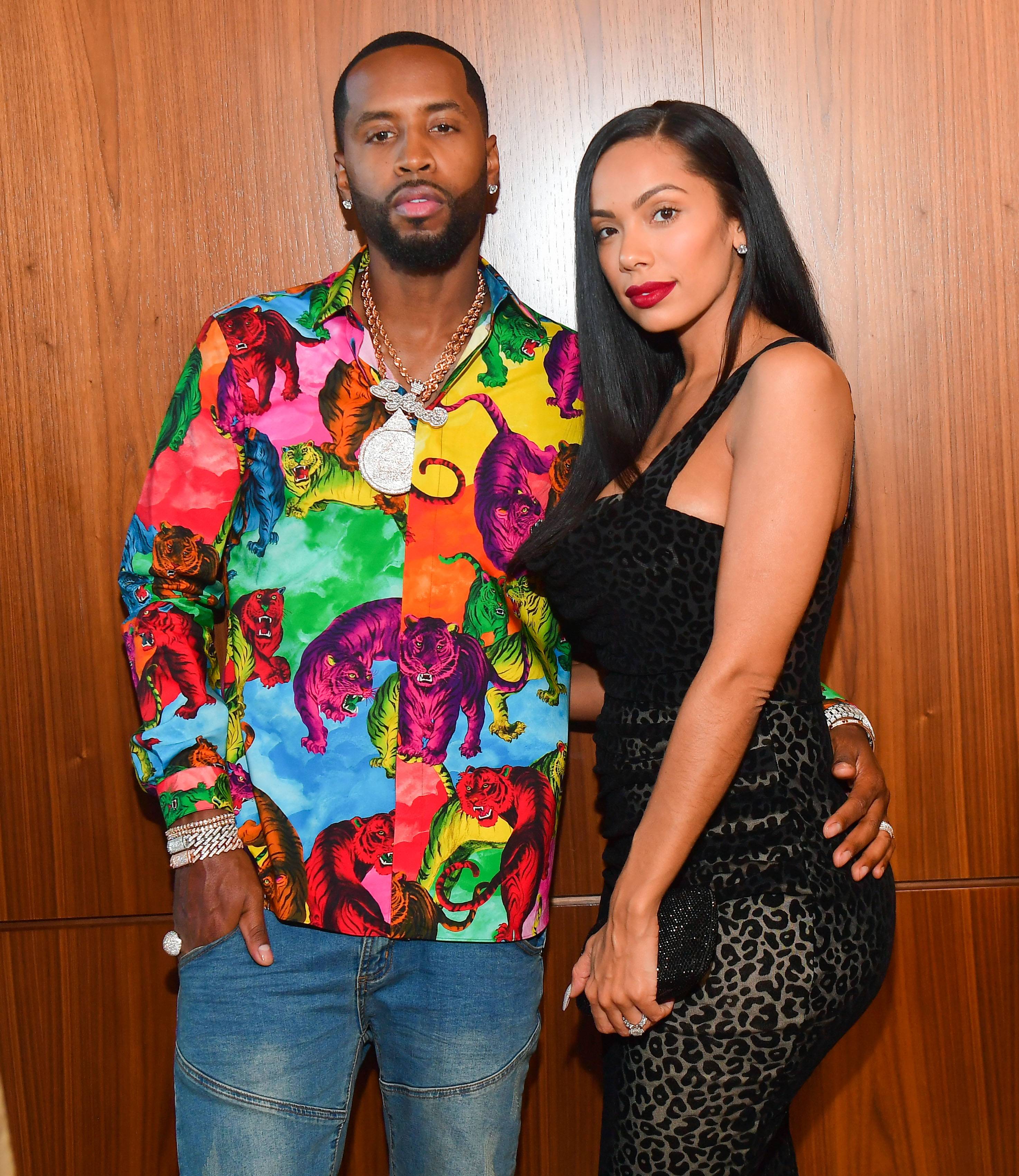 SANDY SPRINGS, GEORGIA - AUGUST 29: Safaree Samuels and Erica Mena attend The 2019 BMI R&B/Hip-Hop Awards at Sandy Springs Performing Arts Center on August 29, 2019 in Sandy Springs, Georgia(Photo by Prince Williams/Wireimage)