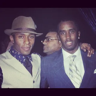 Diddy @iamdiddy - These are most definitely two of hip hop's best dressed stars. Diddy and Yasiin Bey (aka Mos Def) looking fly and debonair.&nbsp;(Photo: Diddy via Instagram)