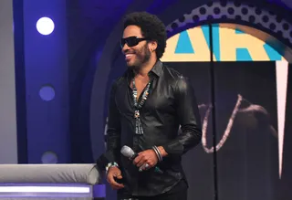 Aww Yeah! - Recording artist Lenny Kravitz has a laugh on 106.&nbsp;(Photo:&nbsp; Bennett Raglin/Getty Images for BET)