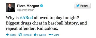 Piers Morgan - (Photo: Twitter via Piers Morgan)