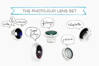 Photojojo Lens Set ($99) - He already thinks he’s a real photographer. Give him a set of lenses to up his phone snap game.&nbsp;(Photo: Photojojo!)