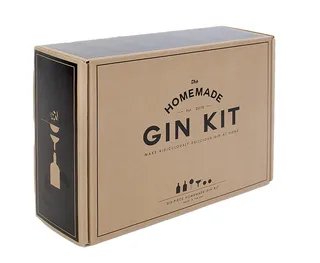 The Homemade Gin Kit ($50) - Talk about custom: this kit comes with everything he needs to turn a cheap bottle of vodka into a delicious bottle of gin.&nbsp; (Photo: The Homemade)