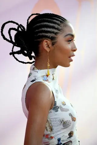 Yara Shahidi - &quot;Contribution of art to the&nbsp;@brooklynmuseum&nbsp;Hair art&nbsp;@nikkinelms.&quot; (Photo: Kevin Mazur/WireImage)&nbsp;