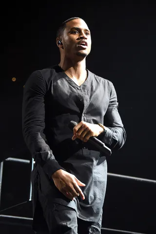 Gotta Go - Trey had the ladies in NY turned up as they pictured his &quot;Love Faces.&quot; &nbsp; &nbsp;(Photo: Theo Wargo/Getty Images for Live Nation)