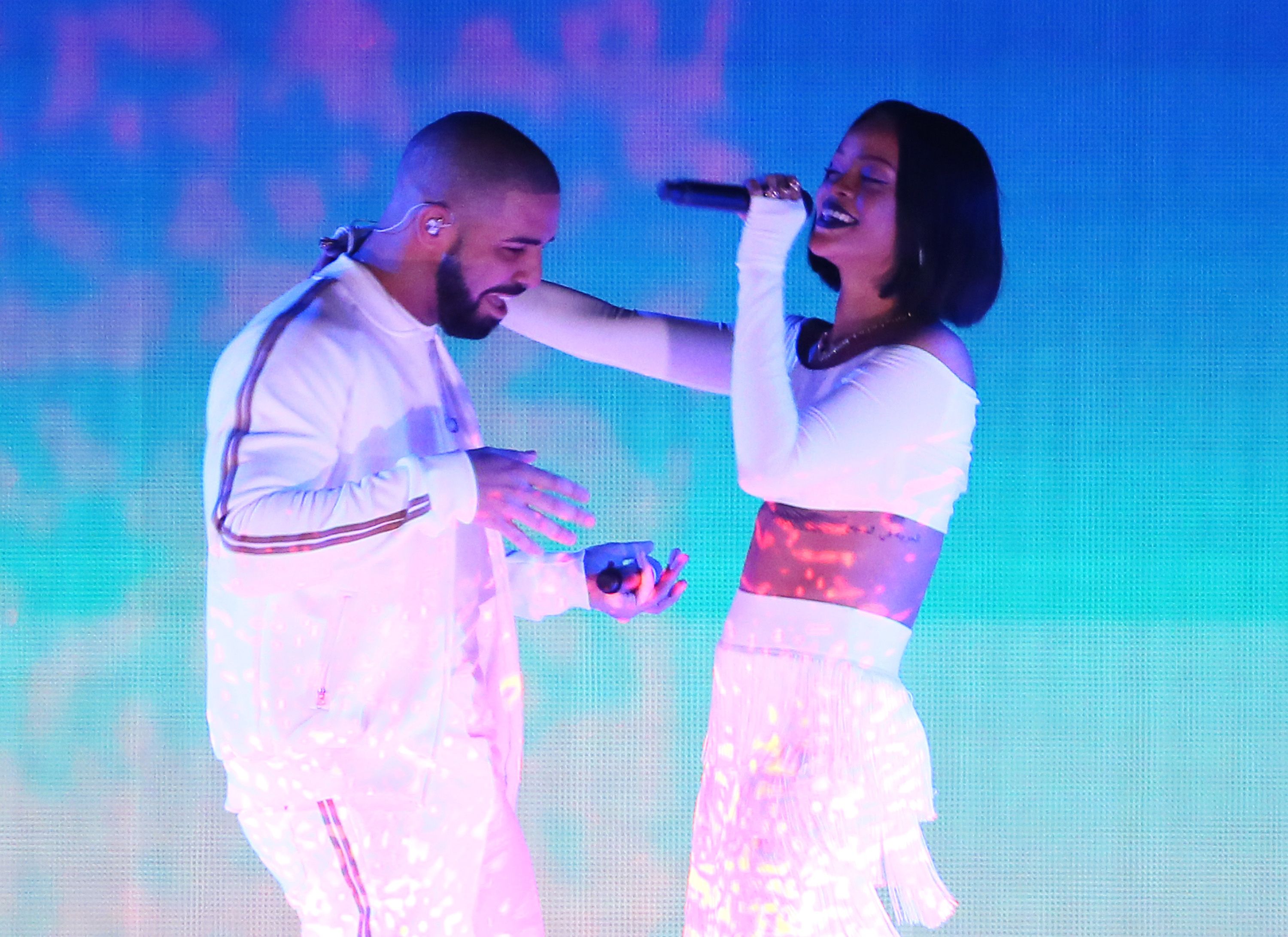 1. RiRi and Drake - Even though rumors began to circle this summer ’16 that the two were back together, we’re not really sure and can’t keep count of the times the pair has been speculated to be on and off. Therefore, we just want Drake and RiRi to know the following: You guys would not only have mega-talented kids, but you could also rule the world and have fun while doing so. We are here for you &nbsp;– so please stop playing with our hearts and either remain friends or stay together. (Photo: David M. Benett/Dave Benett/Getty Images)&nbsp;