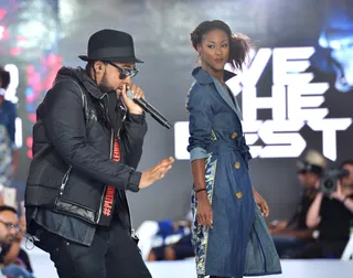 Don't Mind - Hip-hop and denim collide on the runway!(Photo: Noam Galai/Getty Images for BET Networks)&nbsp;