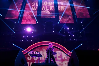 Summer Walker takes the STAPLES Center stage for the BET Experience. - (Photo by Ser Baffo/Getty Images for BET)&nbsp;