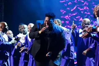 Gospel singer Melvin Crispell III - (Photo by Mike Coppola/Getty Images for BET)