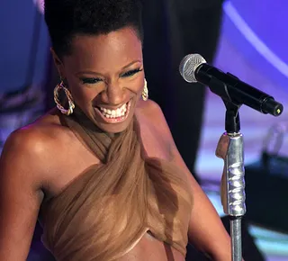 KimberlyNichole - Description: Music Matters Artist KimberlyNichole performing on BET's 106 and Park. (Photo: Sondra B / BET Digital)