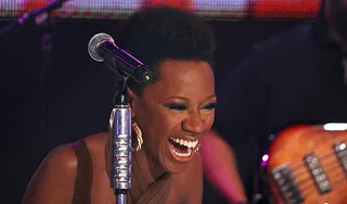 KimberlyNichole - Description: Music Matters Artist KimberlyNichole performing on BET's 106 and Park. (Photo: Sondra B / BET Digital)