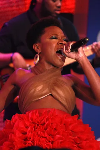 KimberlyNichole - Description: Music Matters Artist KimberlyNichole performing on BET's 106 and Park. (Photo: Sondra B / BET Digital)