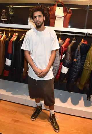 J. Cole - &quot;You listening to the most high like the Pope on dope.&quot; — &quot;How High&quot;Not so sure this &quot;Pope on dope&quot; line from &quot;How High&quot; would be Vatican-approved.(Photo: Paras Griffin/Getty Images for Bally)