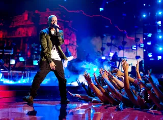 6. Eminem – $31 million - Slim Shady's&nbsp;gigantic tour schedule with Rihanna made sure his bank account didn't relapse.(Photo: Christopher Polk/Getty Images for MTV)