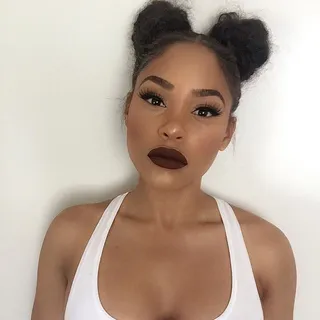 Do: Brown Lips - Brown is the new neutral taking over lips everywhere. So give those wine shades a break this season a try something different. A brown shade from ColorPop Cosmetics is spotted here on beauty blogger ItsMyRayeRaye.&nbsp;