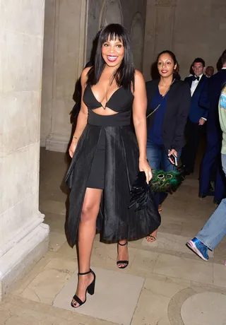 Gorgeous - Sanaa Lathan&nbsp;was spotted making her way into the Harlem School of the Arts Gala Masquerade Ball at the Plaza Hotel in New York City.&nbsp;(Photo: Darla Khazei, PacificCoastNews)